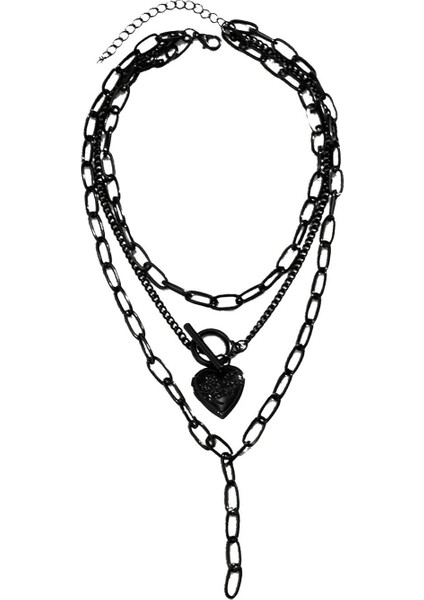 Katmanlı Kolye Katmanlama Anne Kalp Için Bağlantı Zinciri Kolye (Yurt Dışından) modelleri