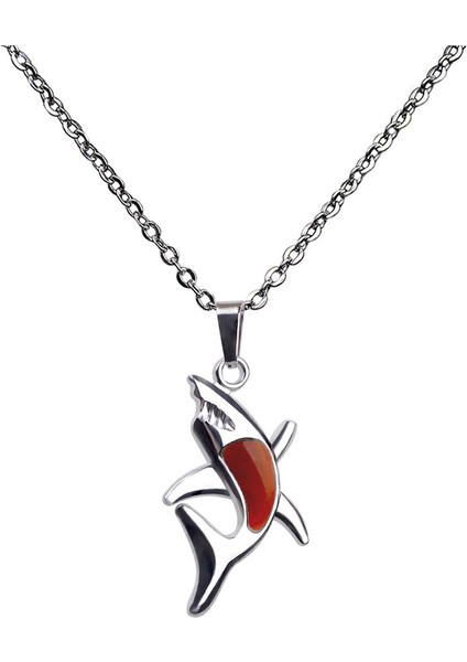 Ruh Hali Köpekbalığı Kolye Moda Takı Unisex (Yurt Dışından) fiyatları