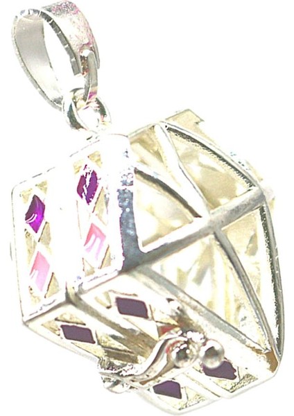 Içiır Molken Kolye Şekli Için Rhombus Charm Dıy Mücevher 2 (Yurt Dışından)