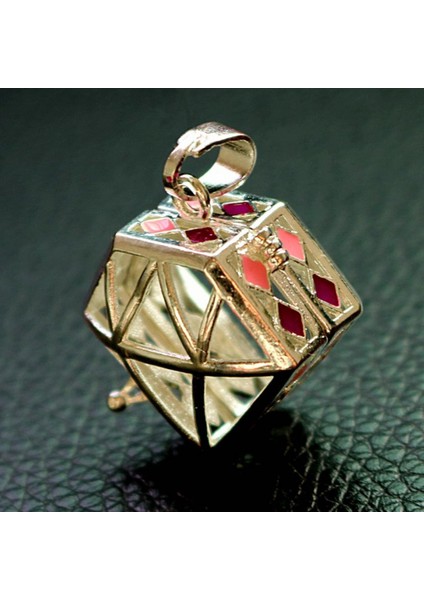 Içiır Molken Kolye Şekli Için Rhombus Charm Dıy Mücevher 2 (Yurt Dışından)