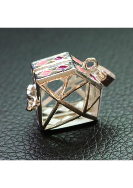 Içiır Molken Kolye Şekli Için Rhombus Charm Dıy Mücevher 2 (Yurt Dışından)