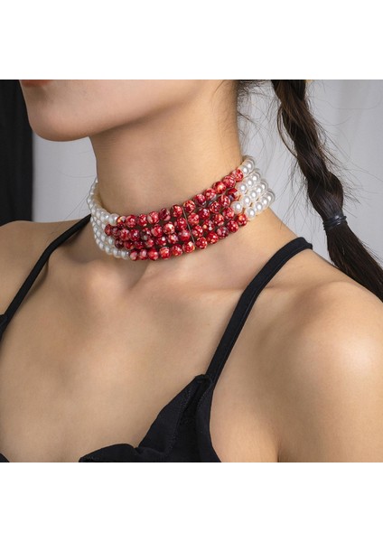 Gotik Tarzı Kolye Parti Cadılar Bayramı Stili Için Ayarlanabilir Zarif Moda B (Yurt Dışından)