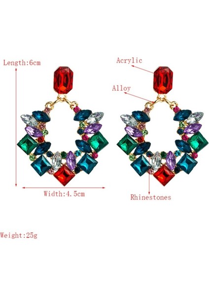 2 Pairs Abartılı Geometrik Küper (Ab Color) (Yurt Dışından)