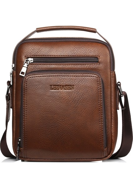 Weixier 18062 Erkekler Iş Haberci Çantası (Brown) (Yurt Dışından)