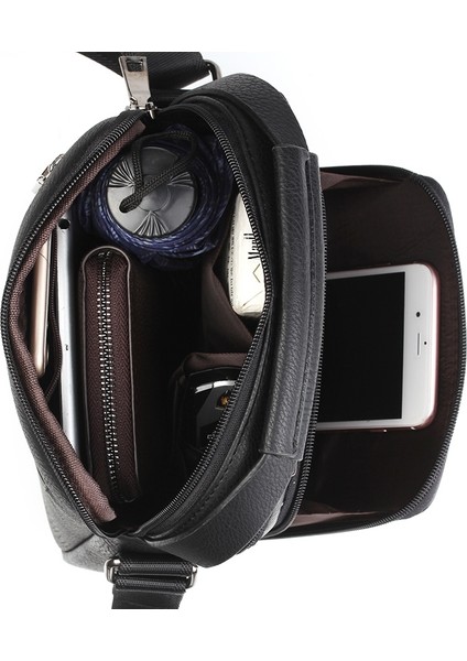 Weixier 18062 Erkekler Iş Haberci Çantası (Black) (Yurt Dışından)