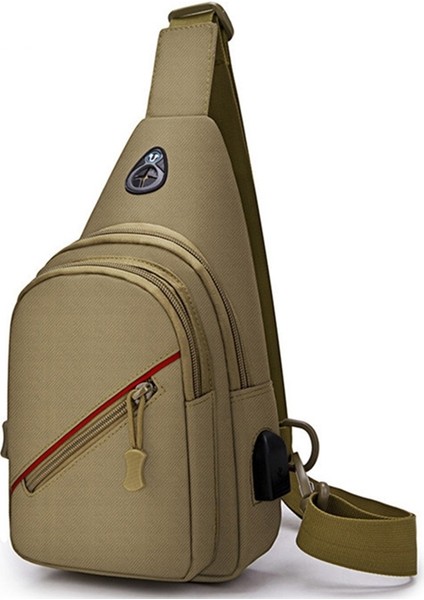 Oxford Bezi Eğlence Tek Omuz Crossbody Çanta (Brown) (Yurt Dışından)