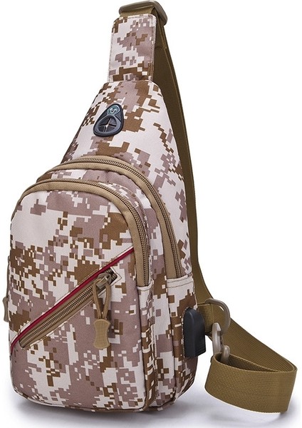 Oxford Bezi Eğlence Tek Omuz Crossbody Çanta (Desert Digital) (Yurt Dışından)