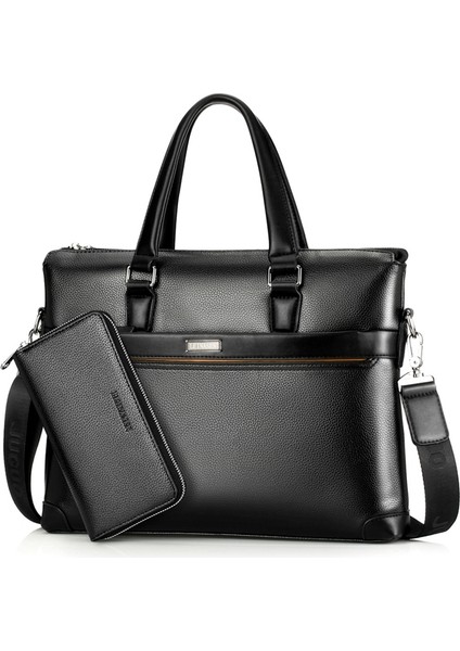 Weixier 16037 Erkek Iş Çanta Evrak Çantası (Black) (Yurt Dışından)