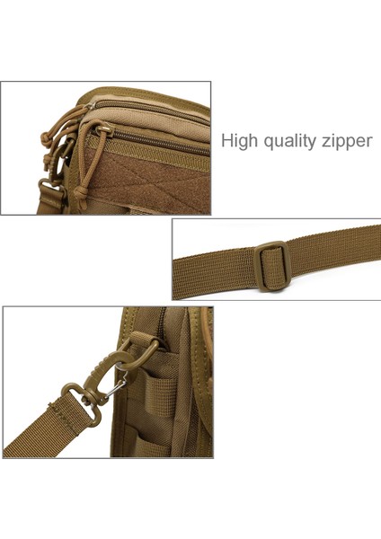 Indepman DL-B020 Omuz Çantası (Khaki) (Yurt Dışından)