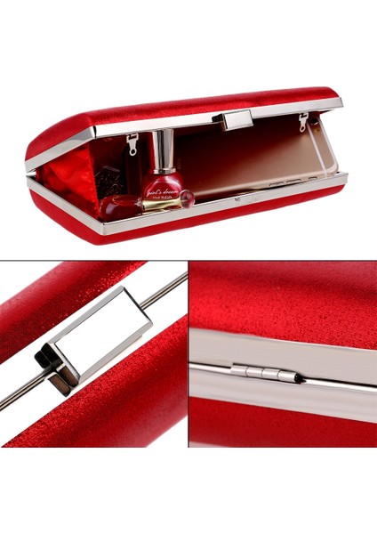 Ladies Fashion Banquet Small Party Bag (Red) (Yurt Dışından)
