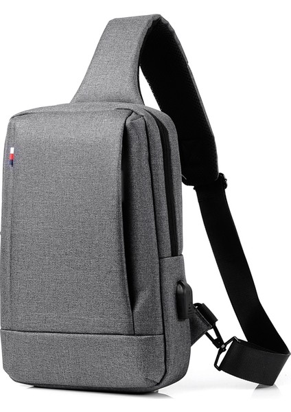 Oumantu 903 Oxford Bez Göğüs Çantası (Grey) (Yurt Dışından)