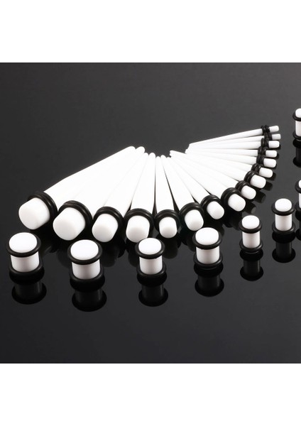 36 Adet Uni Akrilik Kulak Genişletme Kulak Genişletici Seti (White) (Yurt Dışından) fiyatları