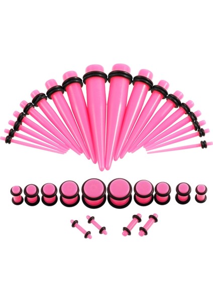 36 Adet Uni Akrilik Kulak Genişletme Kulak Genişletici Seti (Pink) (Yurt Dışından) fiyatları
