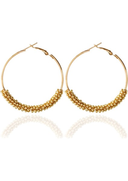 Vintage Boncuk Boho Küpe Bildirimi Takı (Gold) (Yurt Dışından) modelleri