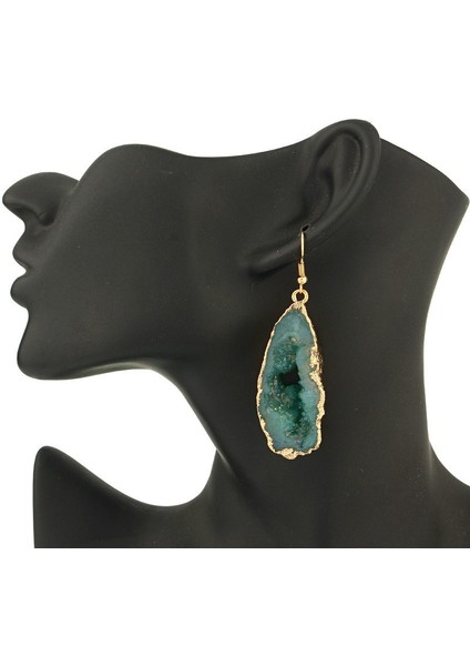 3 Pairs Chic Stone Hollow Reçine Küpe Büyük Bırak Küpe (Yurt Dışından) fiyatları