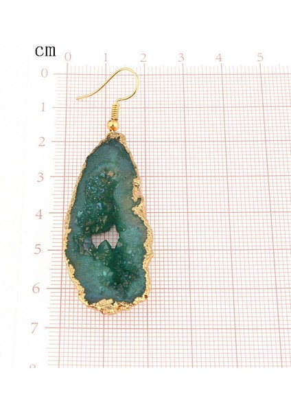 3 Pairs Chic Stone Hollow Reçine Küpe Büyük Bırak Küpe (Yurt Dışından) modelleri