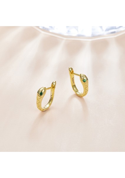 Akıllı Yılan Kulak Çiviler Kadın Küpe (Gold) (Yurt Dışından) modelleri