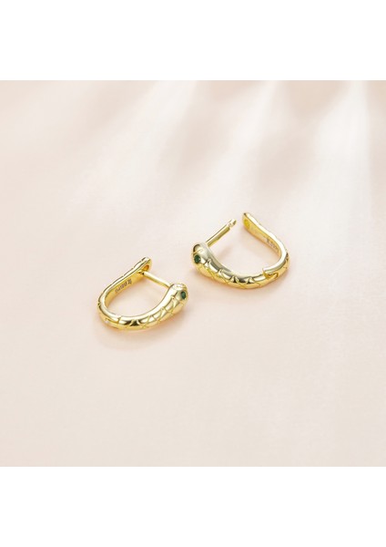Akıllı Yılan Kulak Çiviler Kadın Küpe (Gold) (Yurt Dışından) fırsatları
