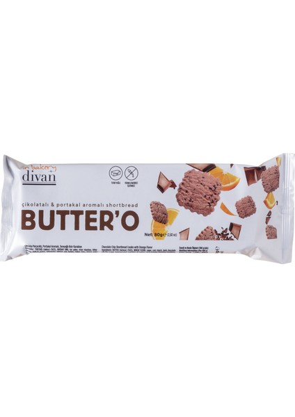 Buttero Çikolata&portakal Tereyağlı Kurabiye