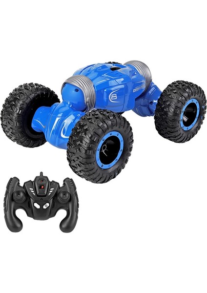 YDJ-D838 01:16 2.4g 4WD Çift Taraflı Sürücü Tırmanma Rc Araba (Blue) (Yurt Dışından)