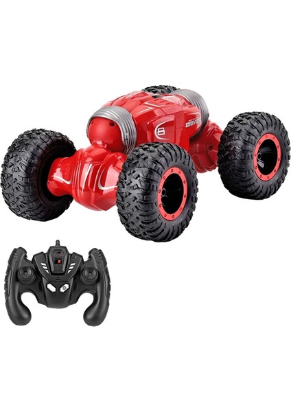 YDJ-D838 01:16 2.4g 4WD Çift Taraflı Sürücü Tırmanma Rc Araba (Red) (Yurt Dışından)