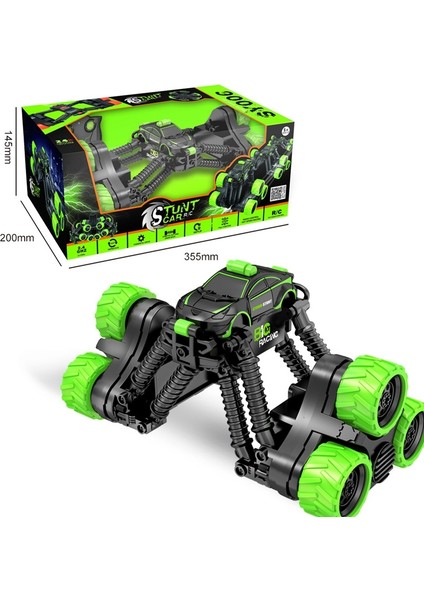 Remote Control Off-Road Tumbling Stunt Car (Black Green) (Yurt Dışından) fiyatları
