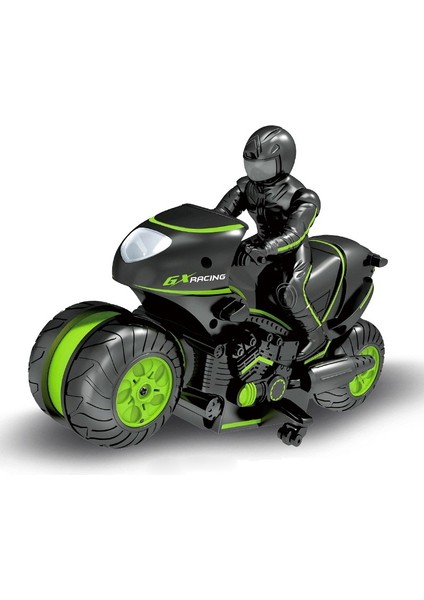 2.4g Uzaktan Kumanda Motosiklet (Black Green) (Yurt Dışından)