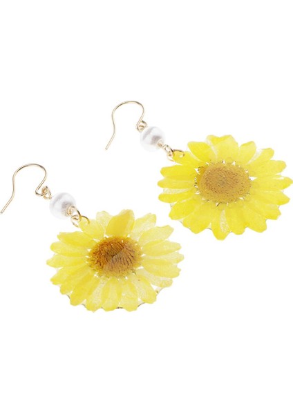 Tatlı Hipoalerjenik Epoksi Damlası Sarkık Küpe (Yurt Dışından)