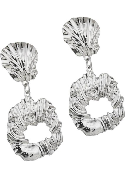 Büyük Ifade Yuvarlak Düzensiz Küpe (Yurt Dışından) fırsatları