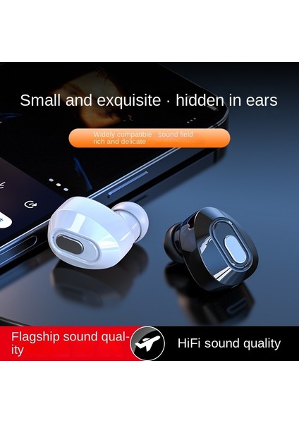 Bluetooth Kablosuz Kulaklık - Siyah (Yurt Dışından)