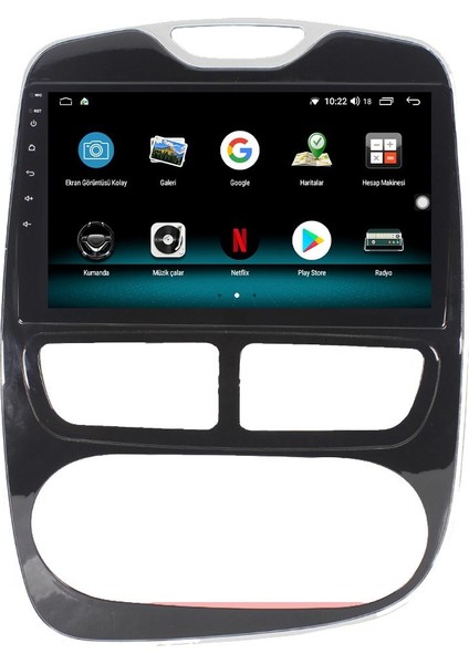 Renault Clio 4 Android 12 Multimedya Carplay 8gb Ram + 128GB HDD Navigasyon Ekran
