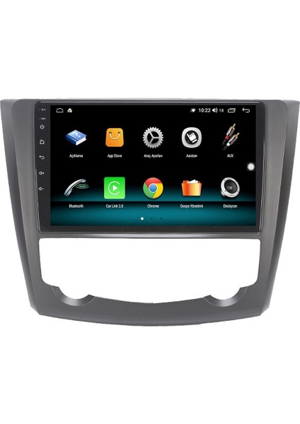 Renault Kadjar Android 12 Multimedya Carplay 8gb Ram + 128GB HDD Navigasyon Ekran