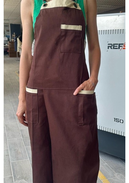 Giyilebilir Atölye Önlüğü - Kahverengi fırsatları