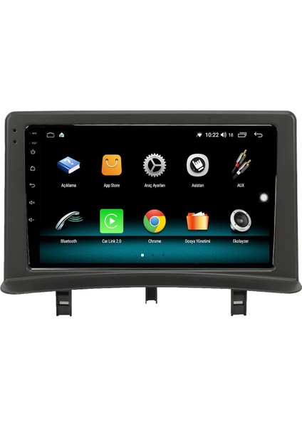 Renault Clio 3 Android 12 Multimedya Carplay 8gb Ram + 128GB HDD Navigasyon Ekran