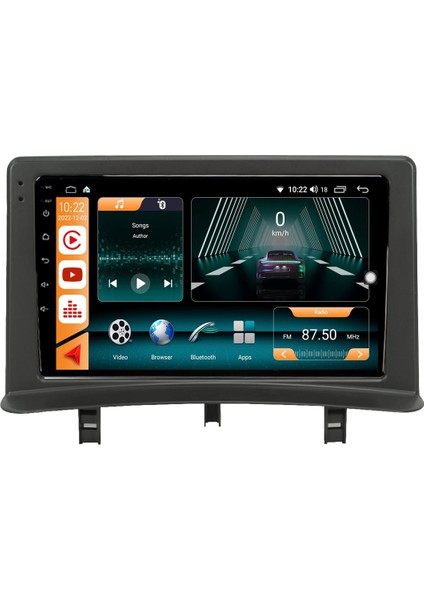 Renault Clio 3 Android 12 Multimedya Carplay 8gb Ram + 128GB HDD Navigasyon Ekran