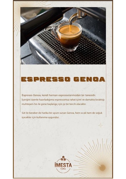 Espresso Genoa 250gr Çekirdek Kahve