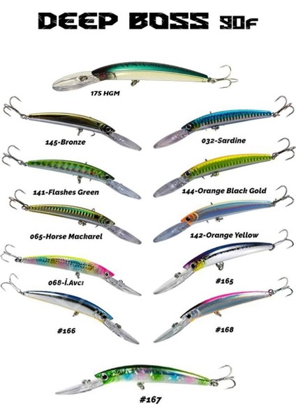 Deepboss 90F 9.5gr Maket Balık