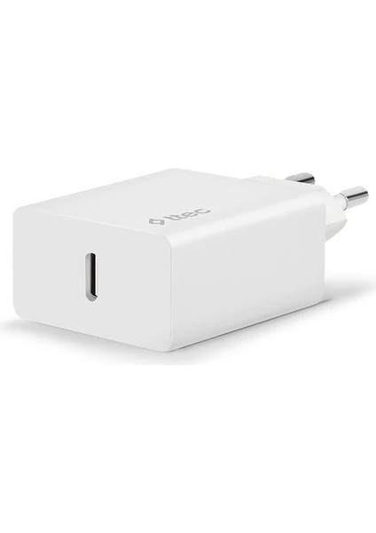 T.tec 2SCS22BL Smartcharger Pd 20W Seyahat Hızlı Şarj Aleti+Usb-C - Lightning