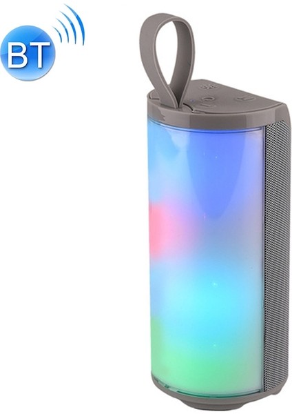 Yue Store LED Taşınabilir Bluetooth Hoparlör Açık Su Geçirmez Subwoofer (Gray) (Yurt Dışından)