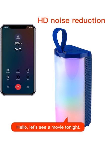 LED Taşınabilir Bluetooth Hoparlör Açık Su Geçirmez Subwoofer (Green) (Yurt Dışından) modelleri