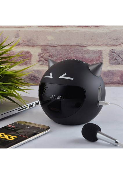 M8 Çok Fonksiyonlu Şeytan Tarzı Bluetooth Hoparlör (Black) (Yurt Dışından) fiyatları