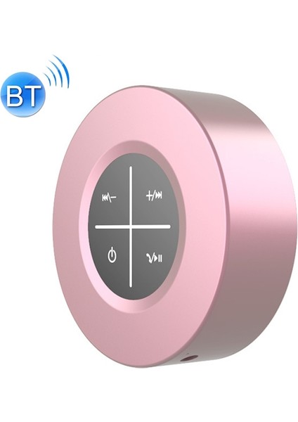 Mini Akıllı Araba Kart Taşınabilir Subwoofer Bluetooth Hoparlör (Pink) (Yurt Dışından)