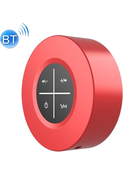 Yue Store Mini Akıllı Araba Kart Taşınabilir Subwoofer Bluetooth Hoparlör (Red) (Yurt Dışından)