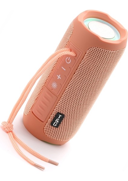 Yue Store TG227 LED Açık Taşınabilir Kablosuz Bluetooth Hoparlör (Pink) (Yurt Dışından)