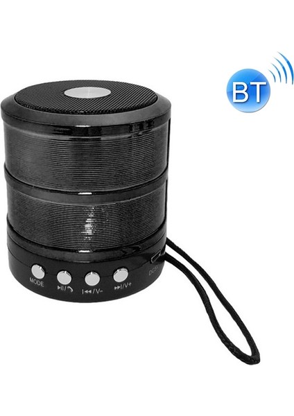 S28 Metal Mobil Bluetooth Stereo Taşınabilir Hoparlör (Black) (Yurt Dışından)