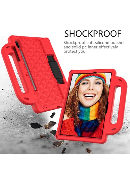 Galaxy Tab S7 T870 / T875 Mas Serisi Eva Kılıfı (Red) (Yurt Dışından) modelleri