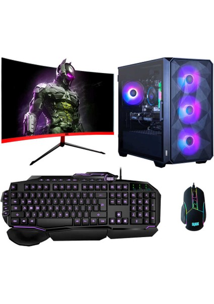 DRX5315 Intel Core I3 13100F 16GB Ram 1tb SSD 6gb GTX1660TI 23.6 Inç 165Hz Curved Freedos Oyun Bilgisayarı
