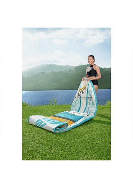 Bestway Hydro Force Şişme Sörf Tahtası Kano Paddle Set 340 x 89 x 15 Cm.
