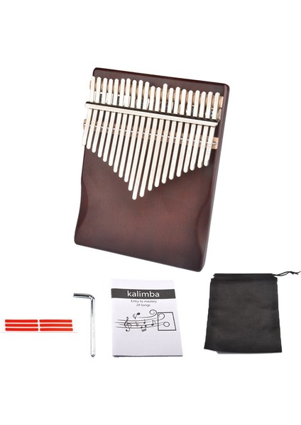 21-Ton Kalimba Başparmak Piyano (Brown Kit) (Yurt Dışından)