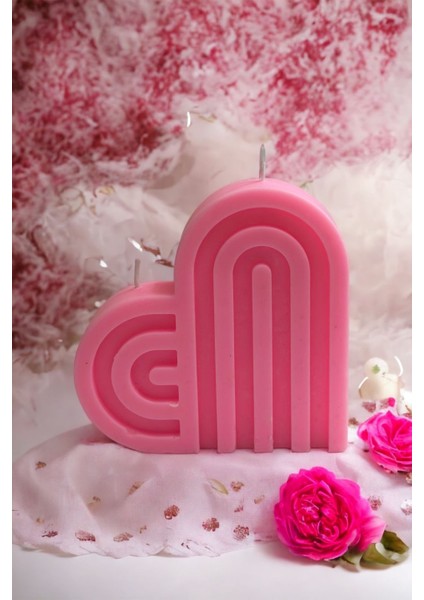 Infinity Candle Soya Wax Çilek Kokulu Mum